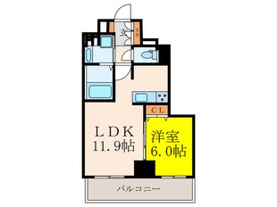 TOPAZ江坂の物件間取画像